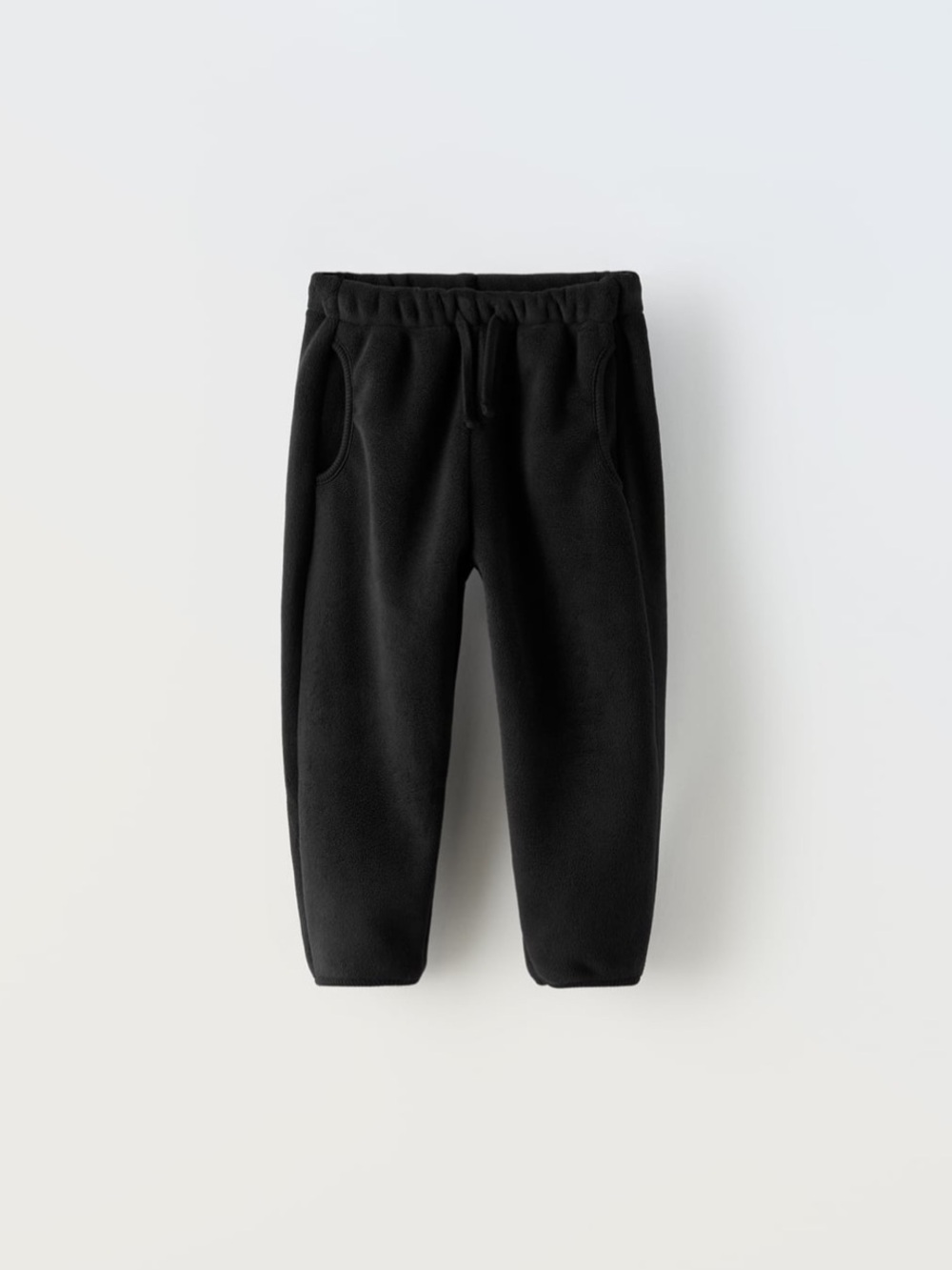 NWT Zara 9-12m polar fleece snow pants black
